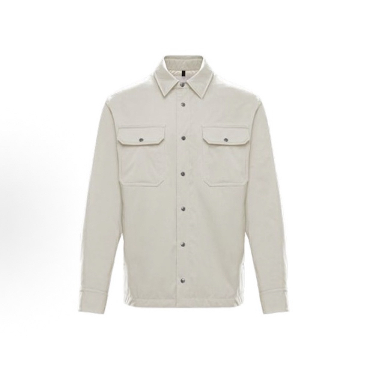 未使用 MONCLER 纯色手臂黑标logo薄款羽绒服3码