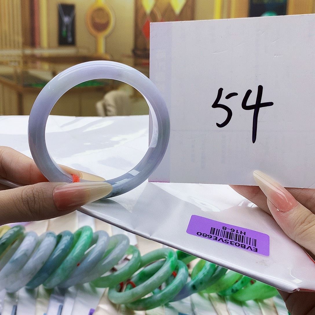 翡翠未镶嵌手镯ggv