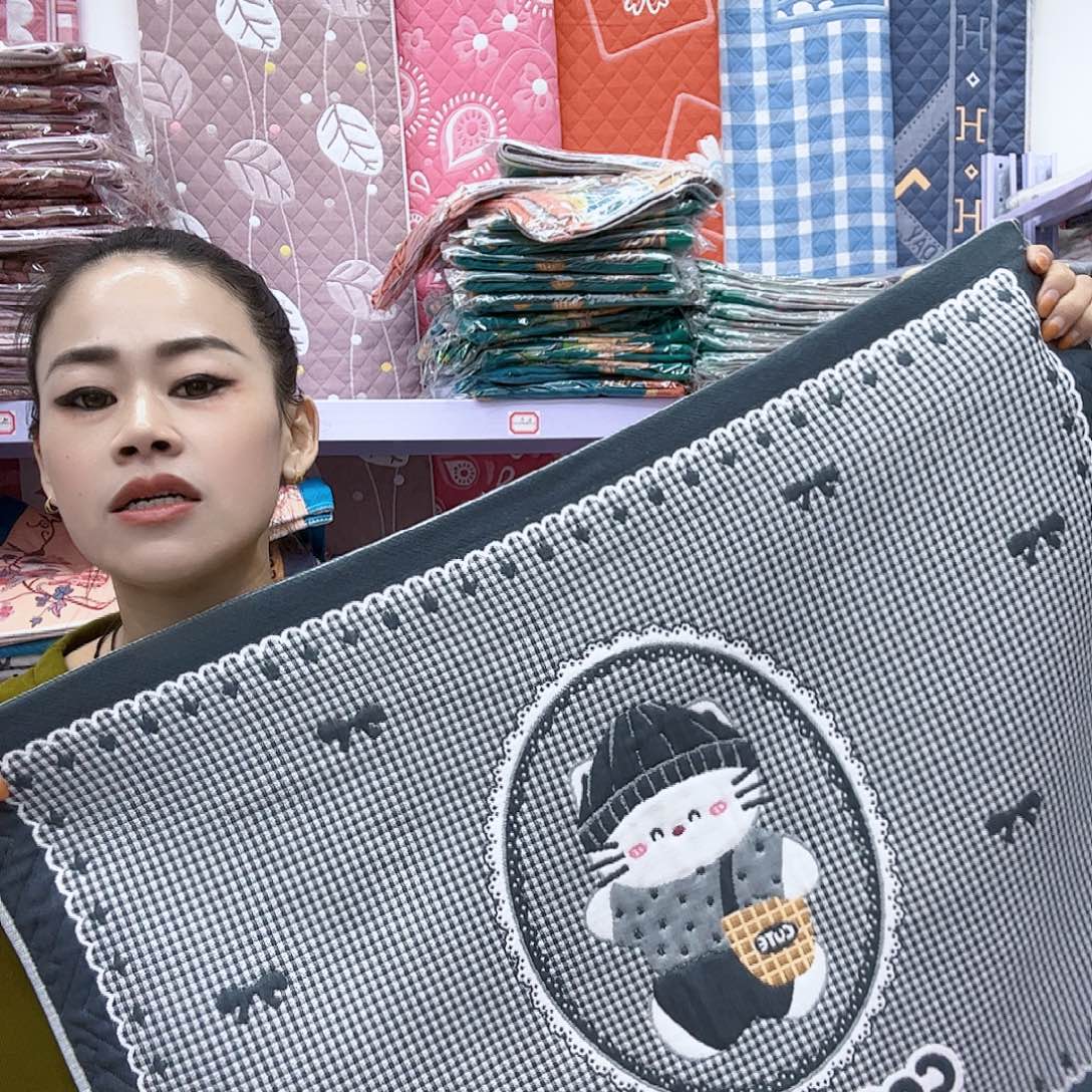 棉灰色小白猫纯棉