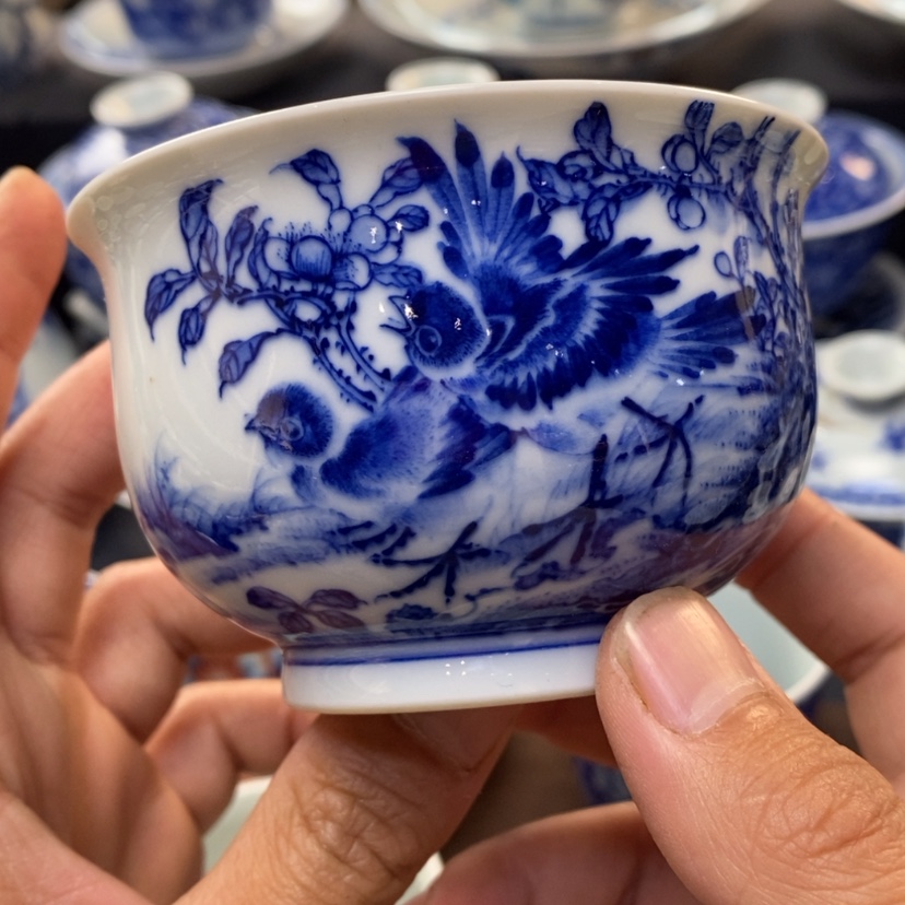 【闪购商品】景德镇青花主人杯