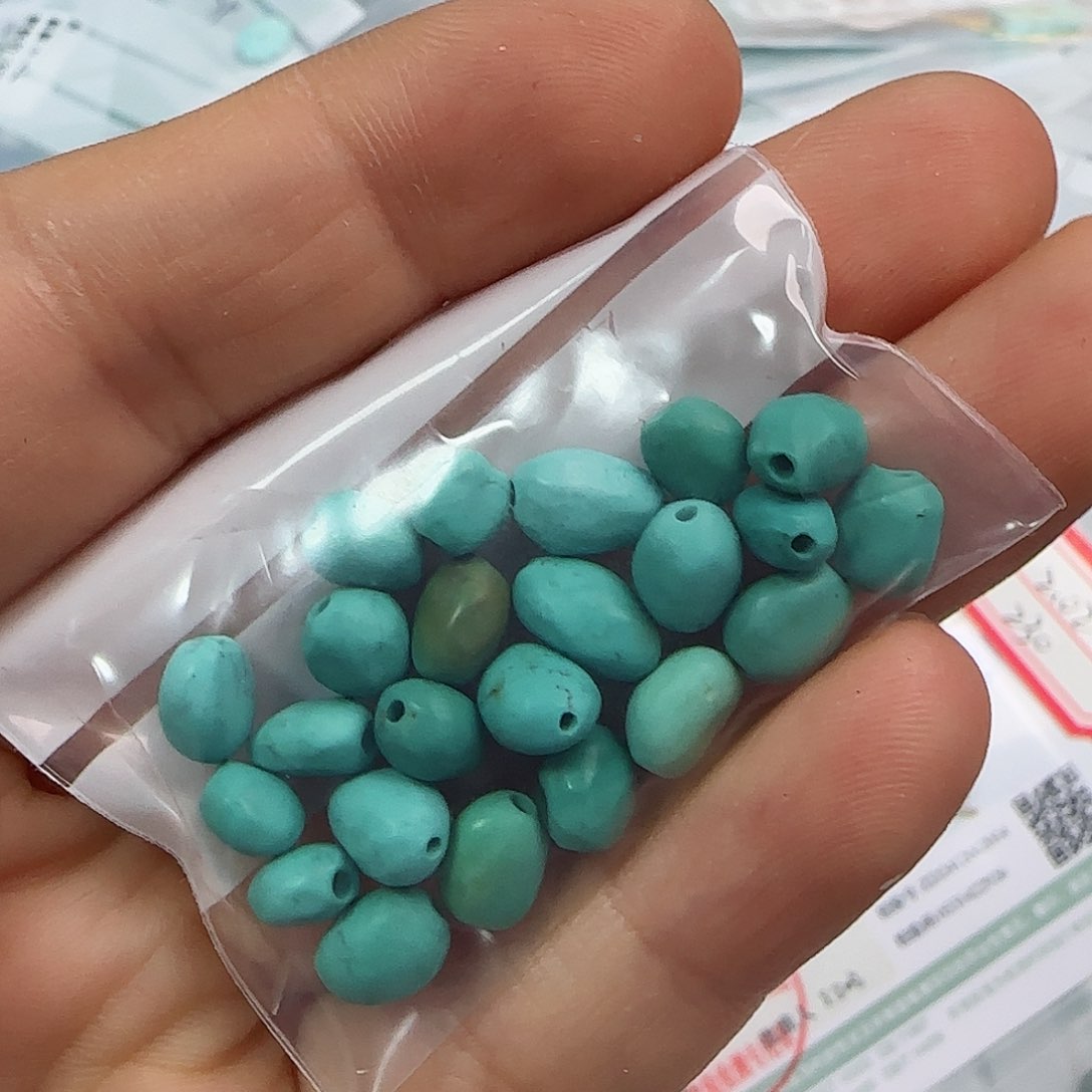 绿松石珠宝半成品未镶嵌