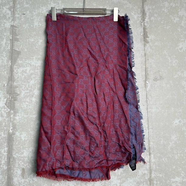 未使用 WE11 DONE 140*140*1/古驰/羊毛方巾/17729/JP