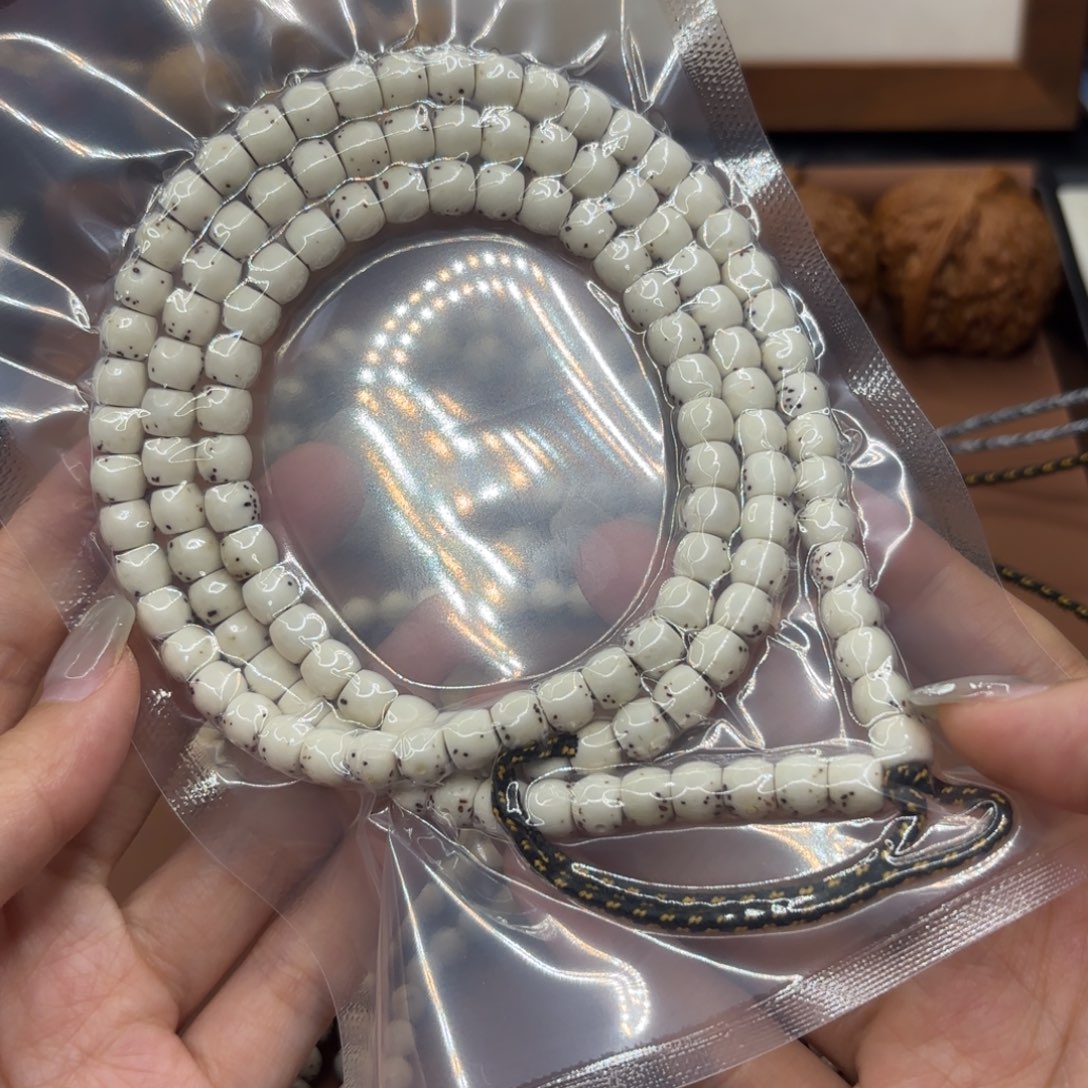 星月菩提吊坠6×7月大留白