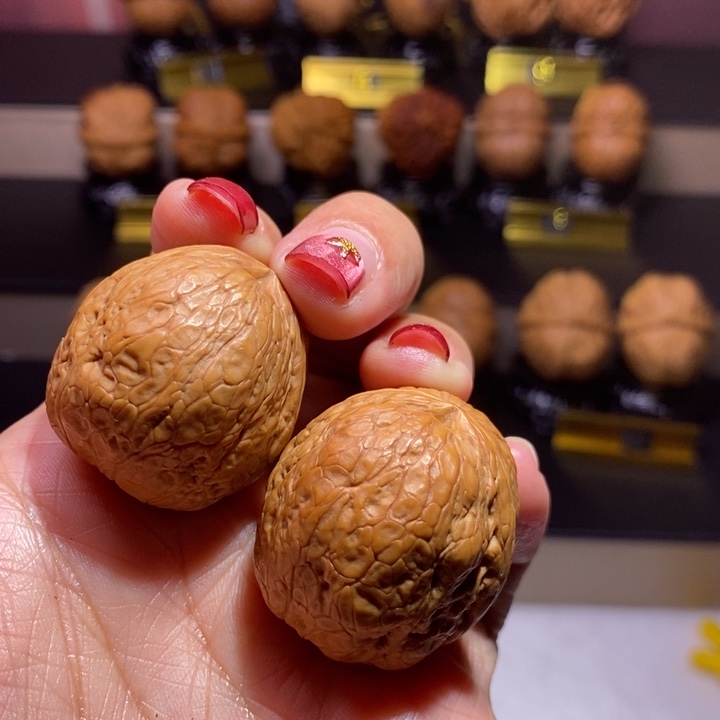 文玩核桃把件大钢炮元宝33尺