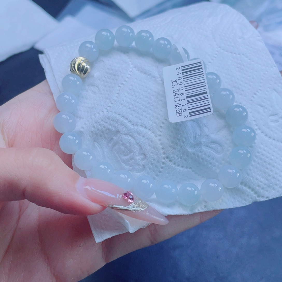 定制翡翠未镶嵌珠串