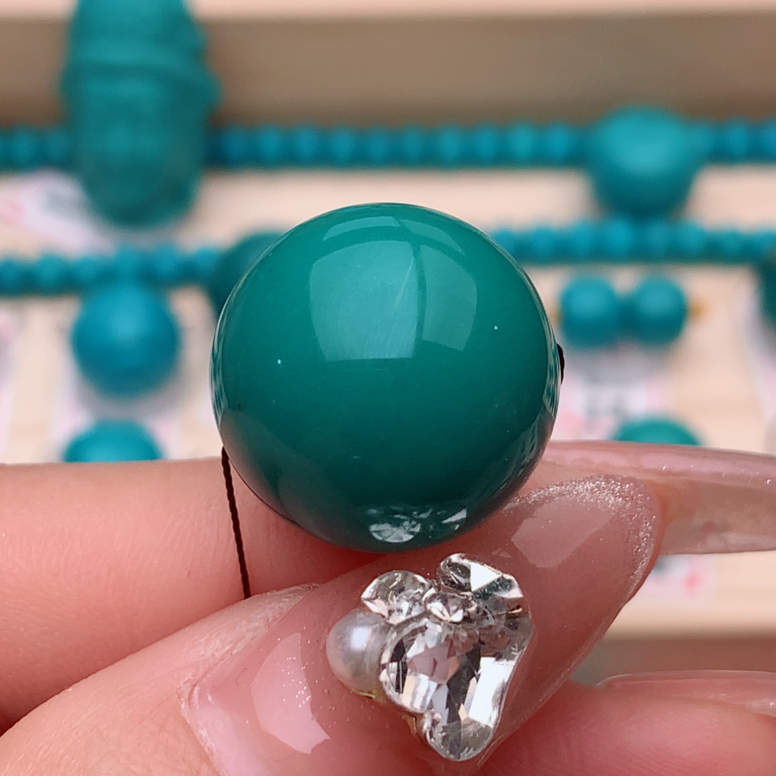 绿松石直径19.1未镶嵌