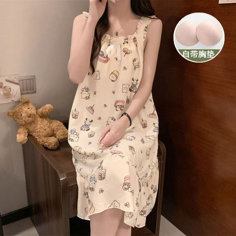 性感纯欲日系迷人束身睡衣女轻奢甜美舒适睡裙迷人家居服可配丝袜