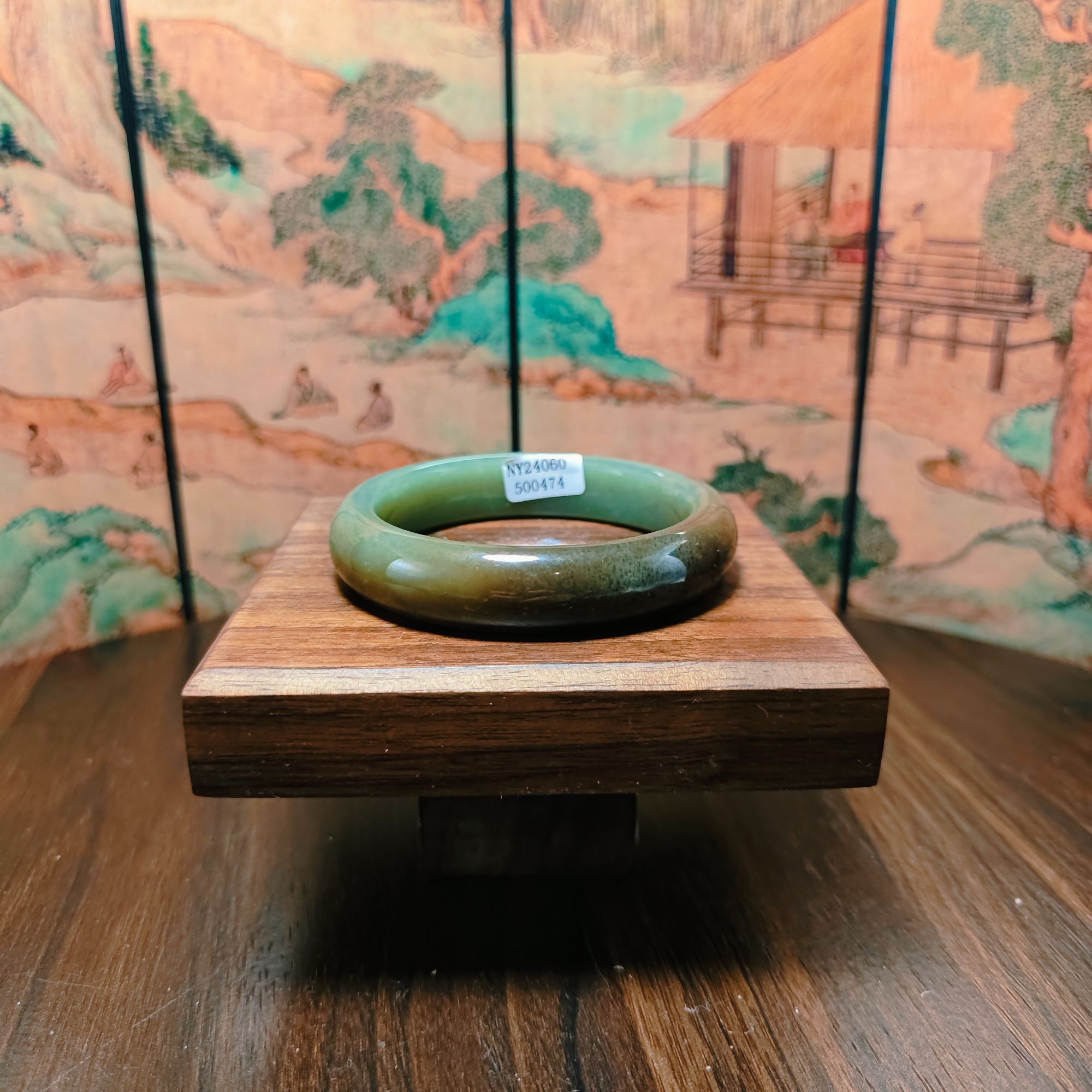 Z和田玉手镯（54+mm）0474