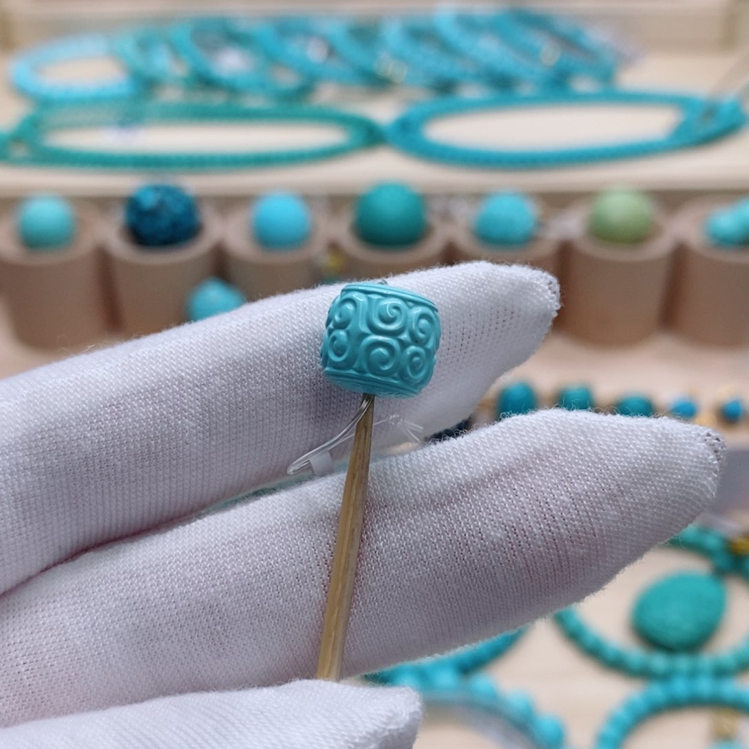 绿松石珠宝奇石未镶嵌