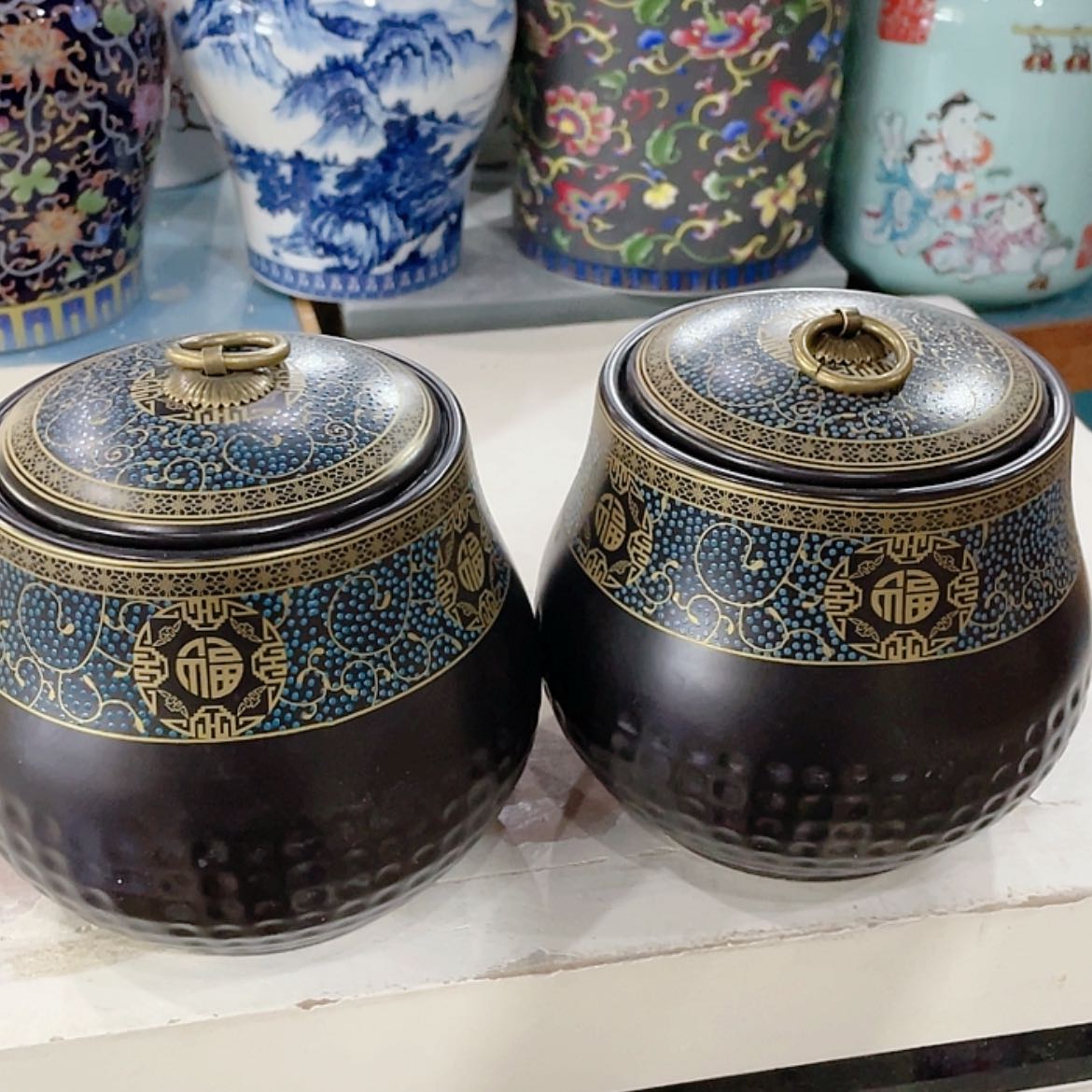 【闪购商品】罐陶瓷茶叶罐密封罐