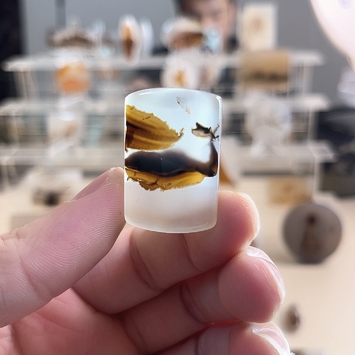 玛瑙/玉髓未镶嵌吊坠(不含链)