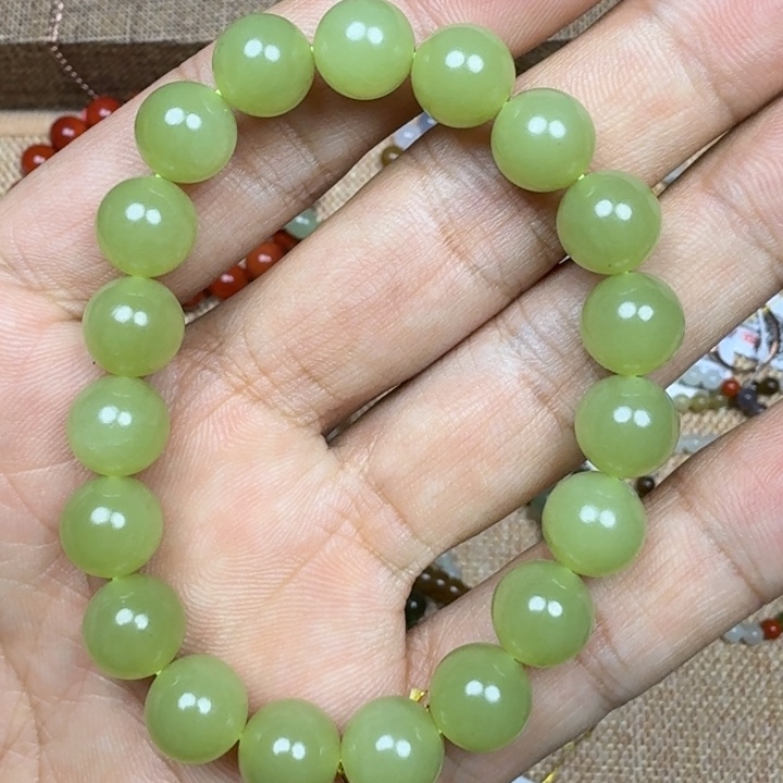 和田玉手链未镶嵌