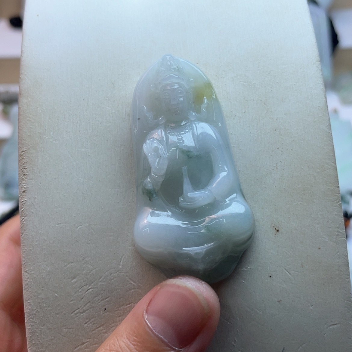 【闪购商品】颈饰未镶嵌翡翠舟*雨翡翠