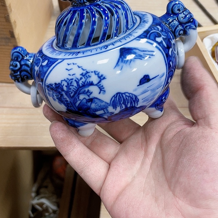 瓷片瓷制作工艺品摆件