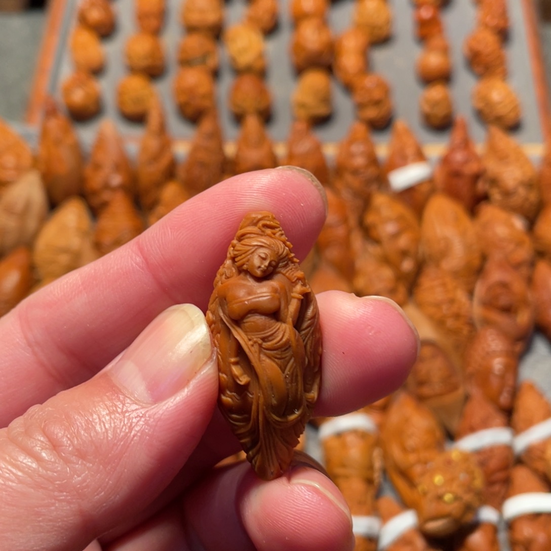 忘***记橄榄核手串/手链贵妃美女