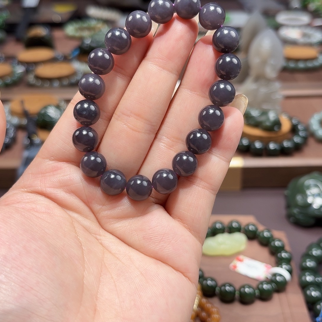 和田玉未镶嵌手链10 