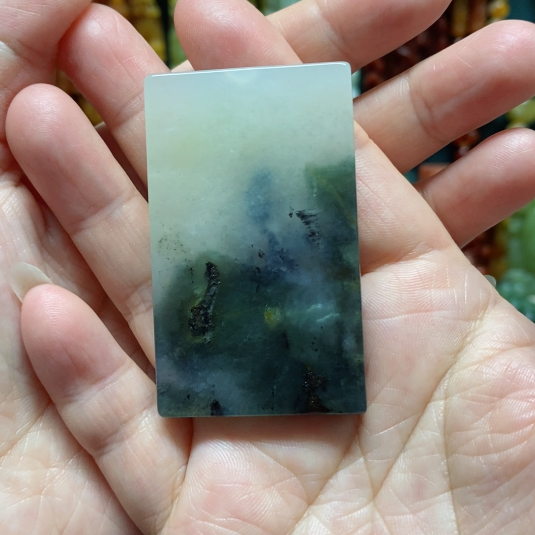 岫玉吊坠(赠链)未镶嵌