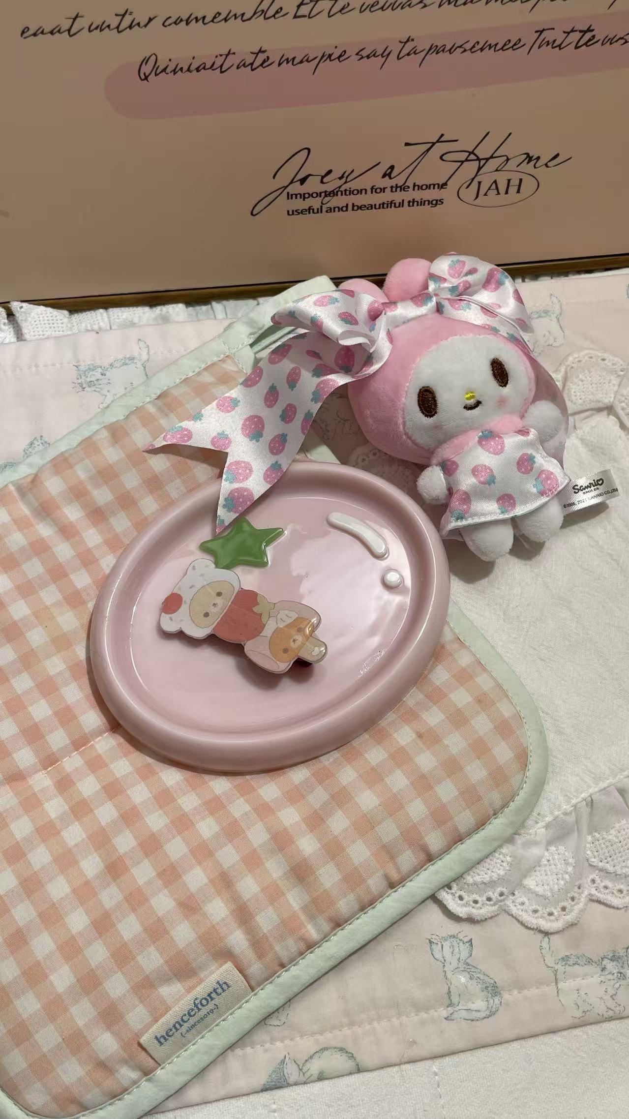 6.熊熊棉花糖 发夹