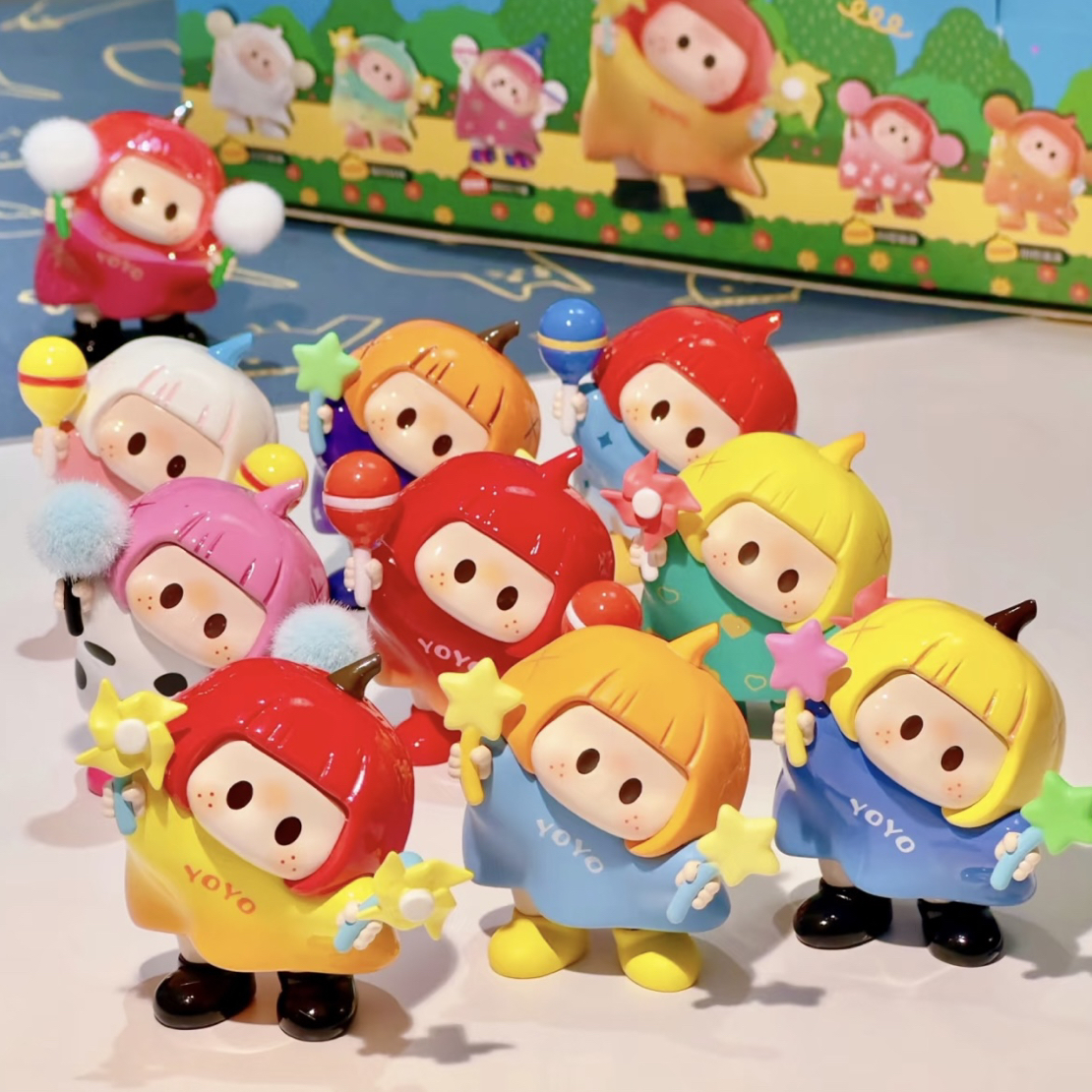 【拆盒】右右酱萌趣歪头系列盲盒潮玩