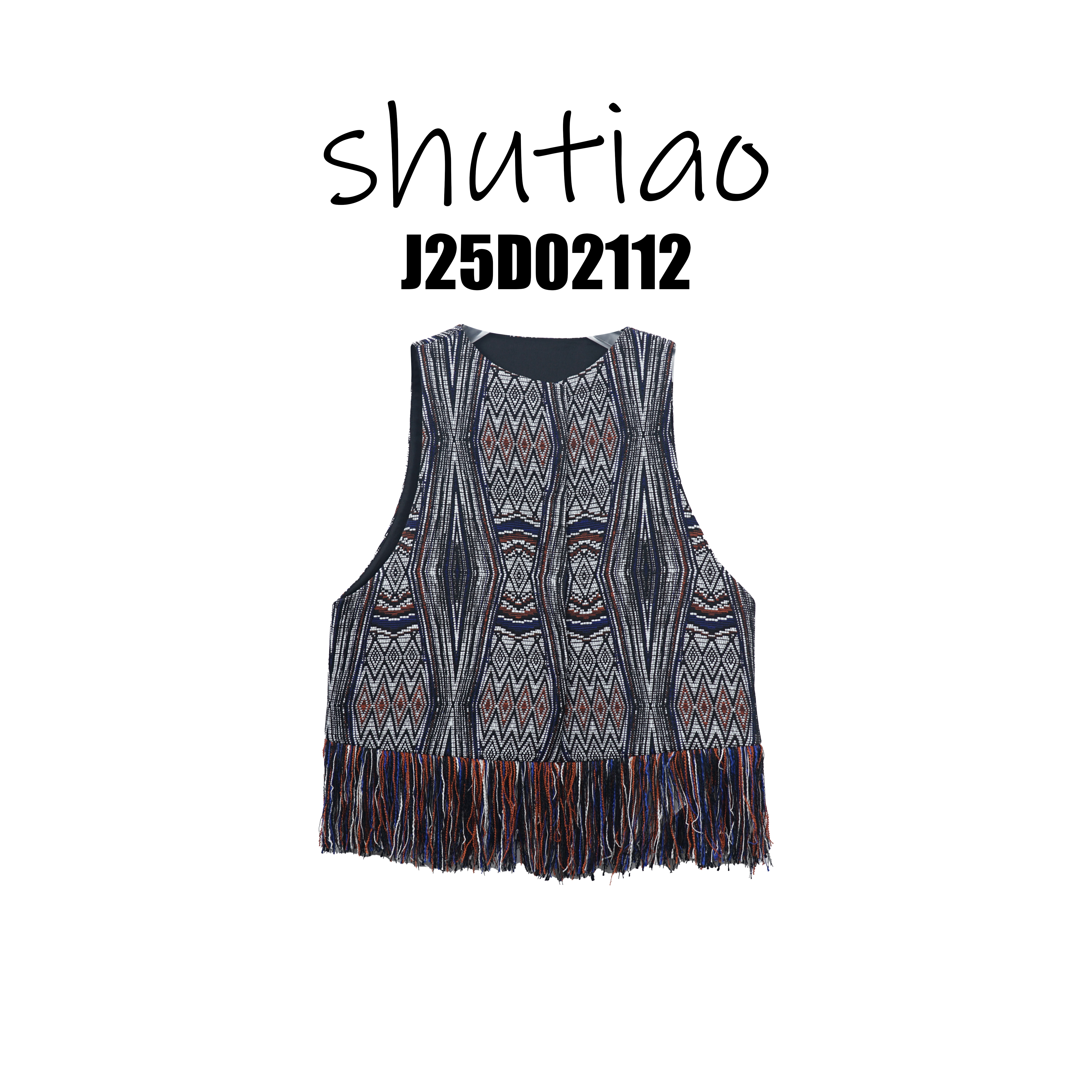 【SHUTIAO】2025夏季：新款小众设计款马甲J25D02112