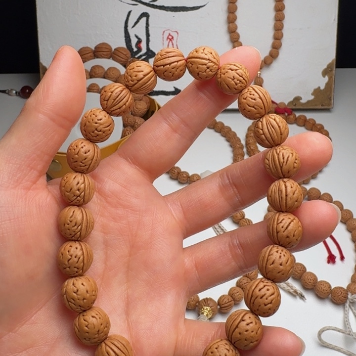 桃核手串12➕宽脐手持