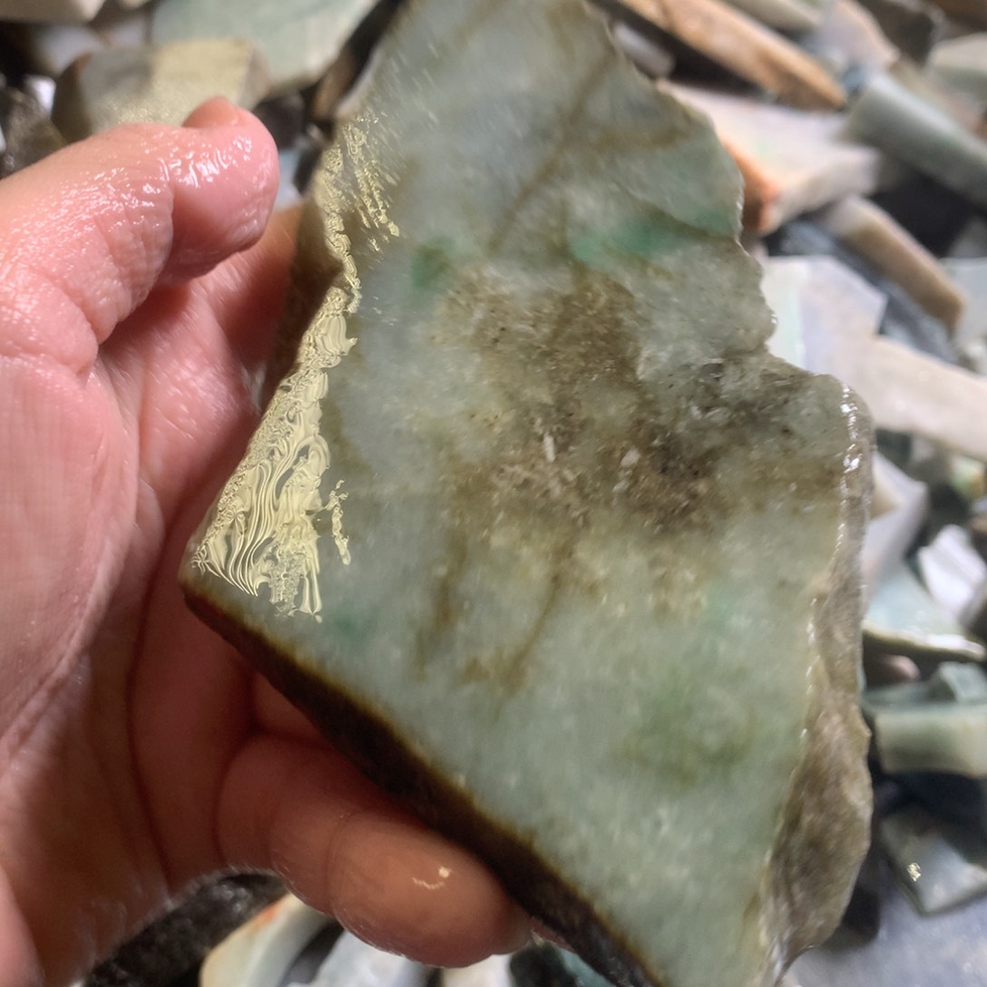 翡翠颈饰未镶嵌缅甸翡翠