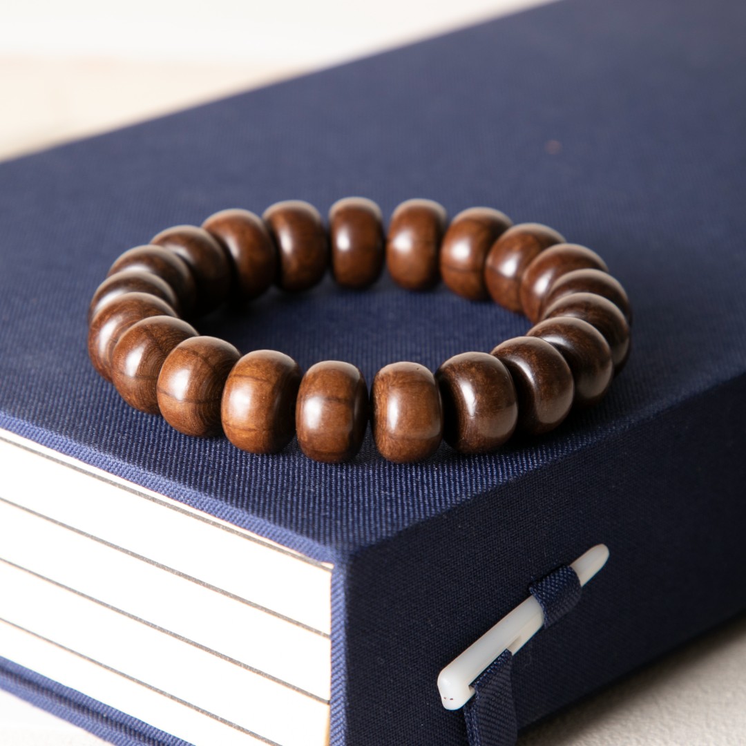 六道木手串单圈10*15算盘珠经典款式006346