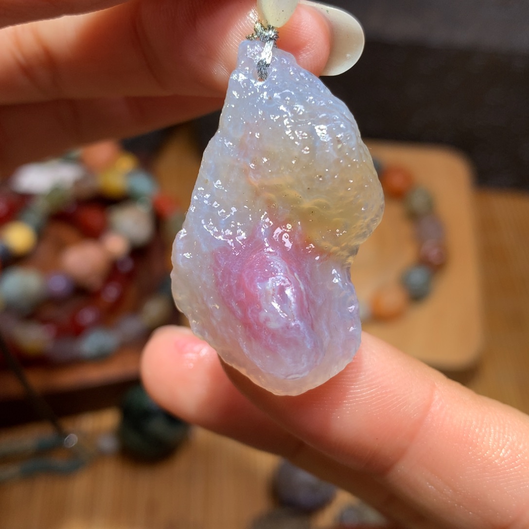 未镶嵌玛瑙/玉髓珠宝半成品