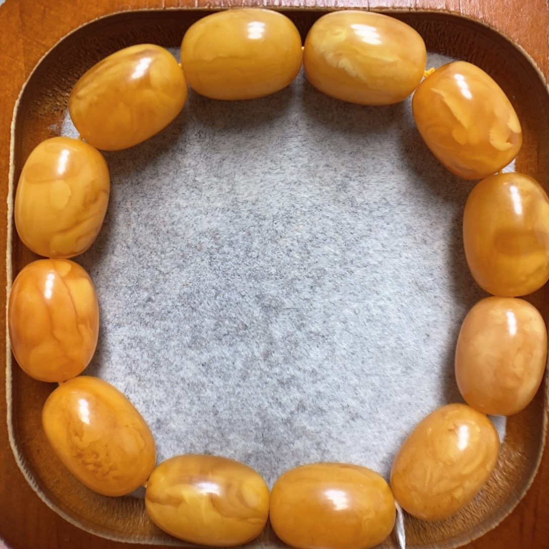 蜜蜡手串未镶嵌蜜蜡