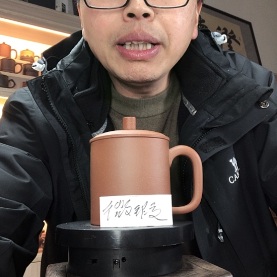 段泥茶杯办公杯容量350