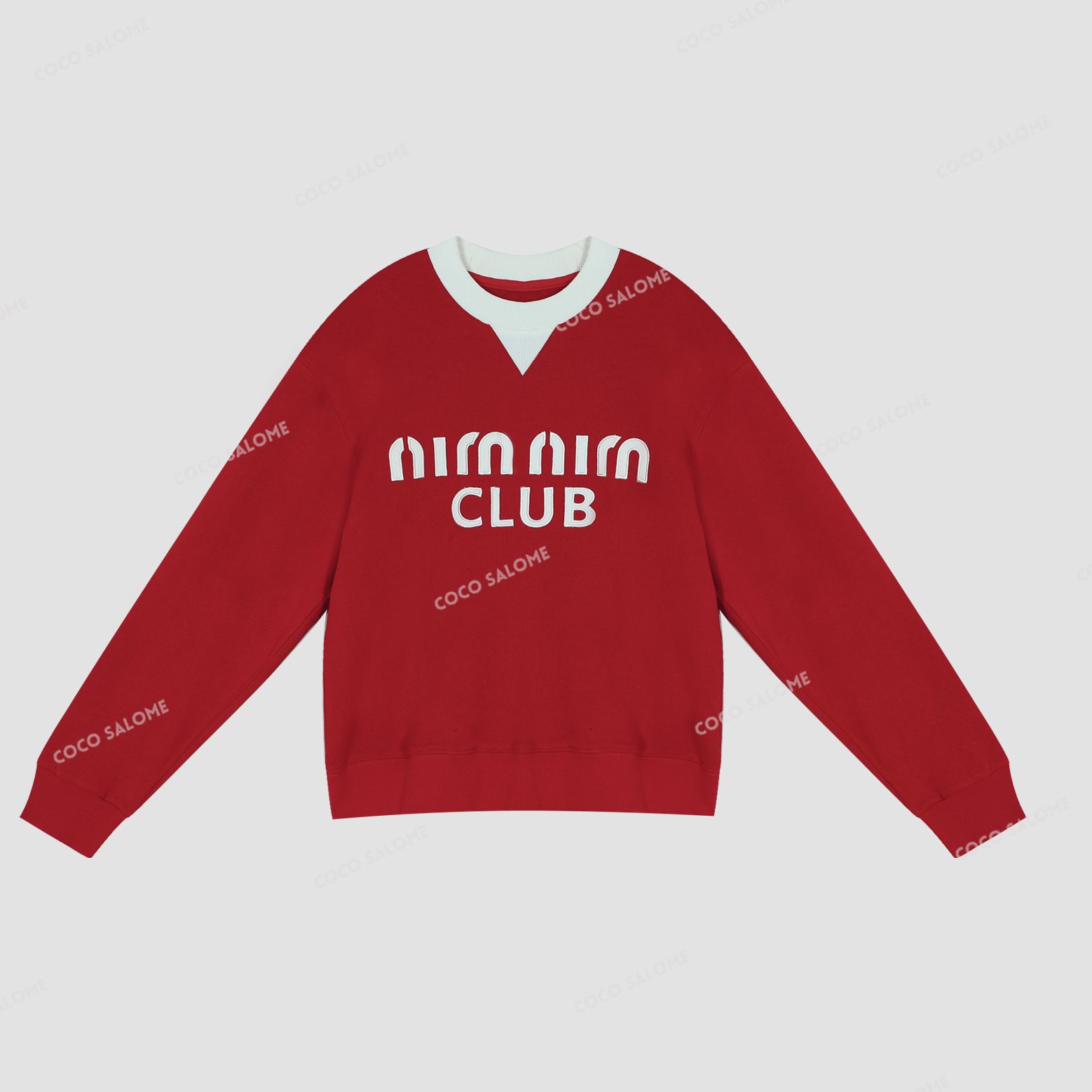 安安推荐【圣诞派对】100棉300g重磅毛圈撞色卫衣BL-WYW51123798H