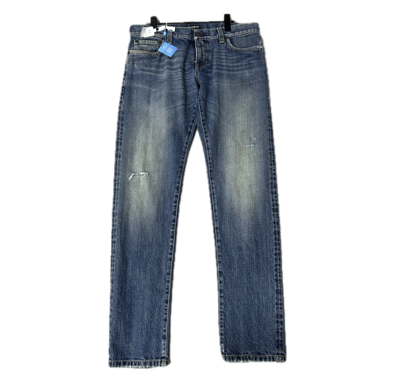 DOLCE&GABBANA杜嘉班纳小破洞鉴真牛仔裤44874乐