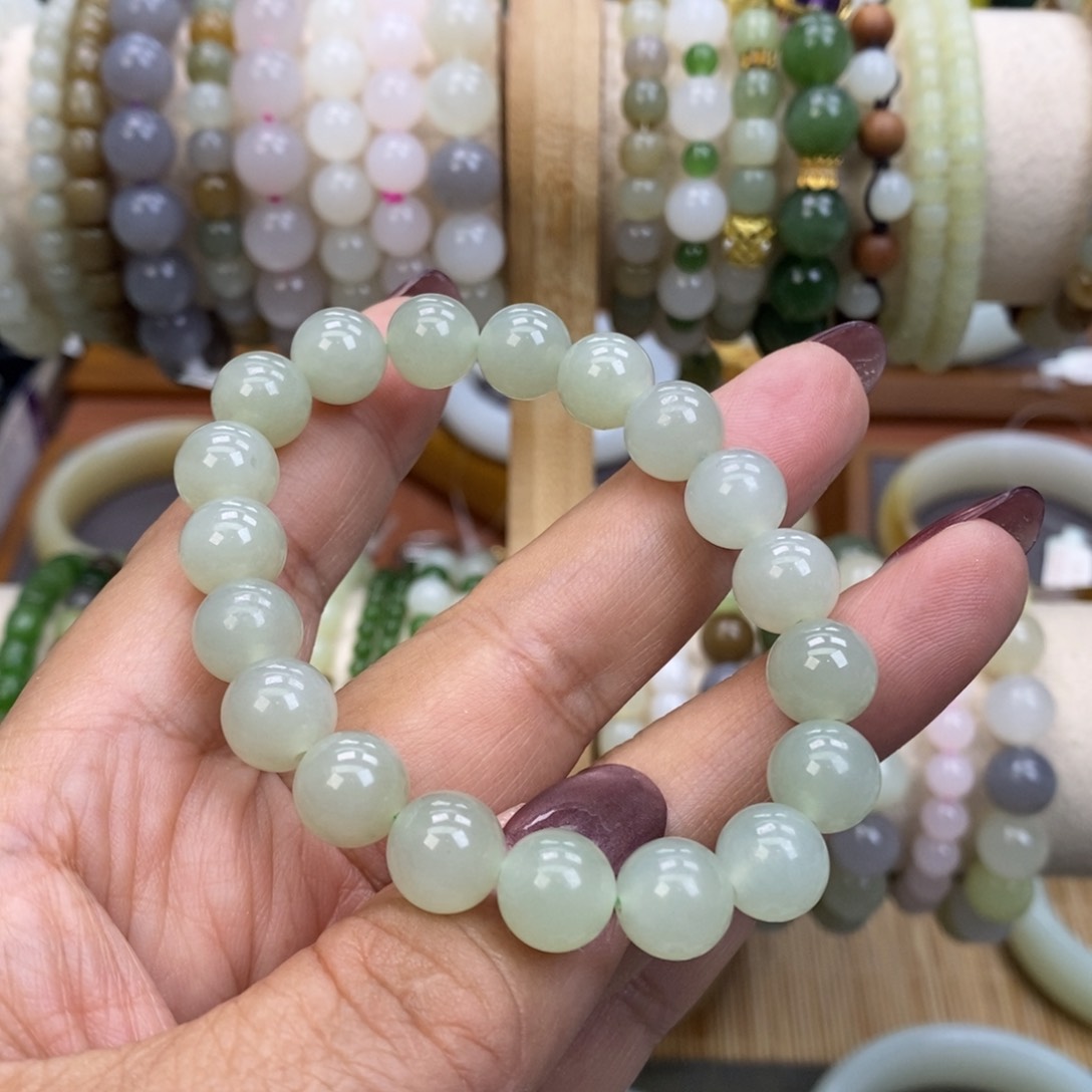 未镶嵌手串和田玉