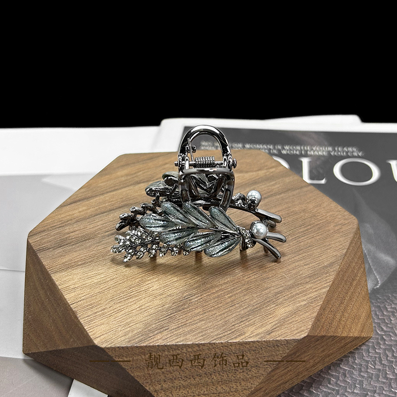 【LXX靓西西】373抓夹5.2厘米麦穗精致时尚半扎发抓夹