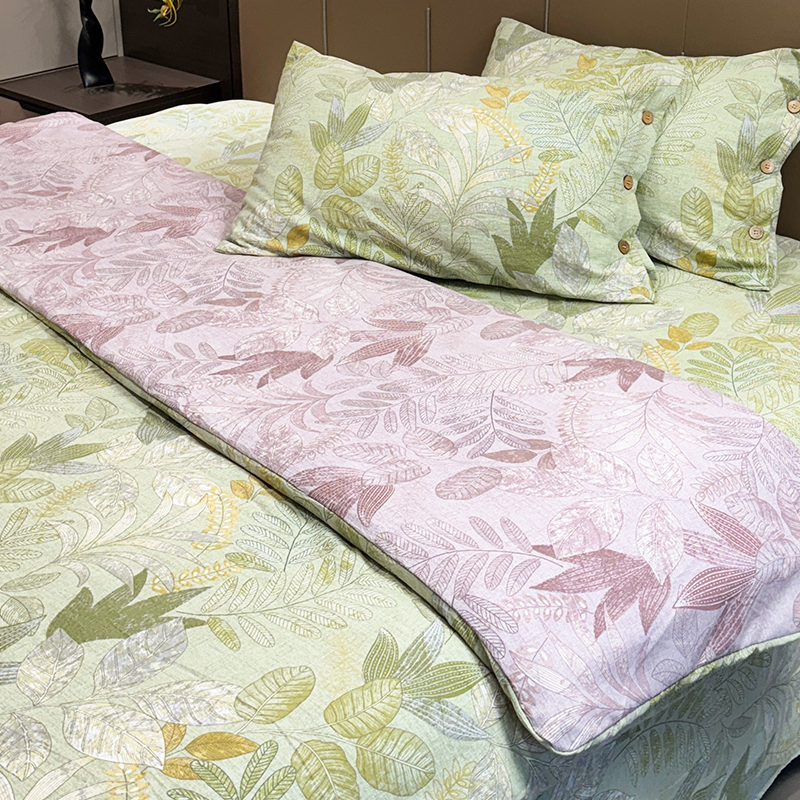 花园秘境【床单】新款斜纹棉北欧简约纯四件套单双人全新疆长绒棉