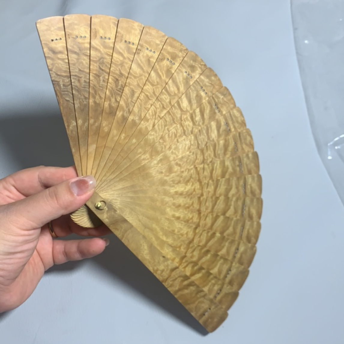小叶桢楠苏扇自用收藏送礼佳品公主扇宝宝扇