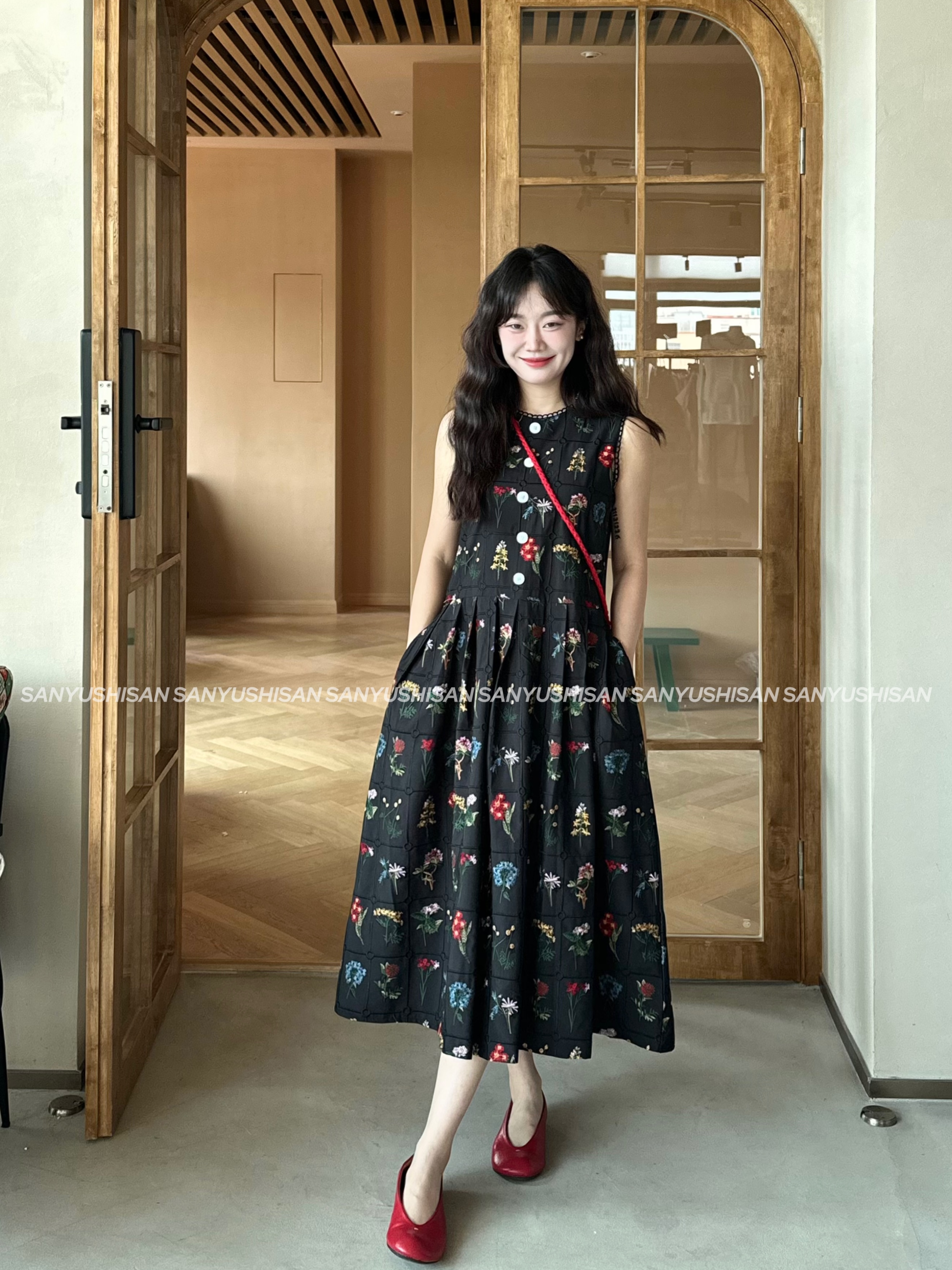 |三与十三|莫奈假期|嘎嘎瑛泽|法式高级感小众无袖背心