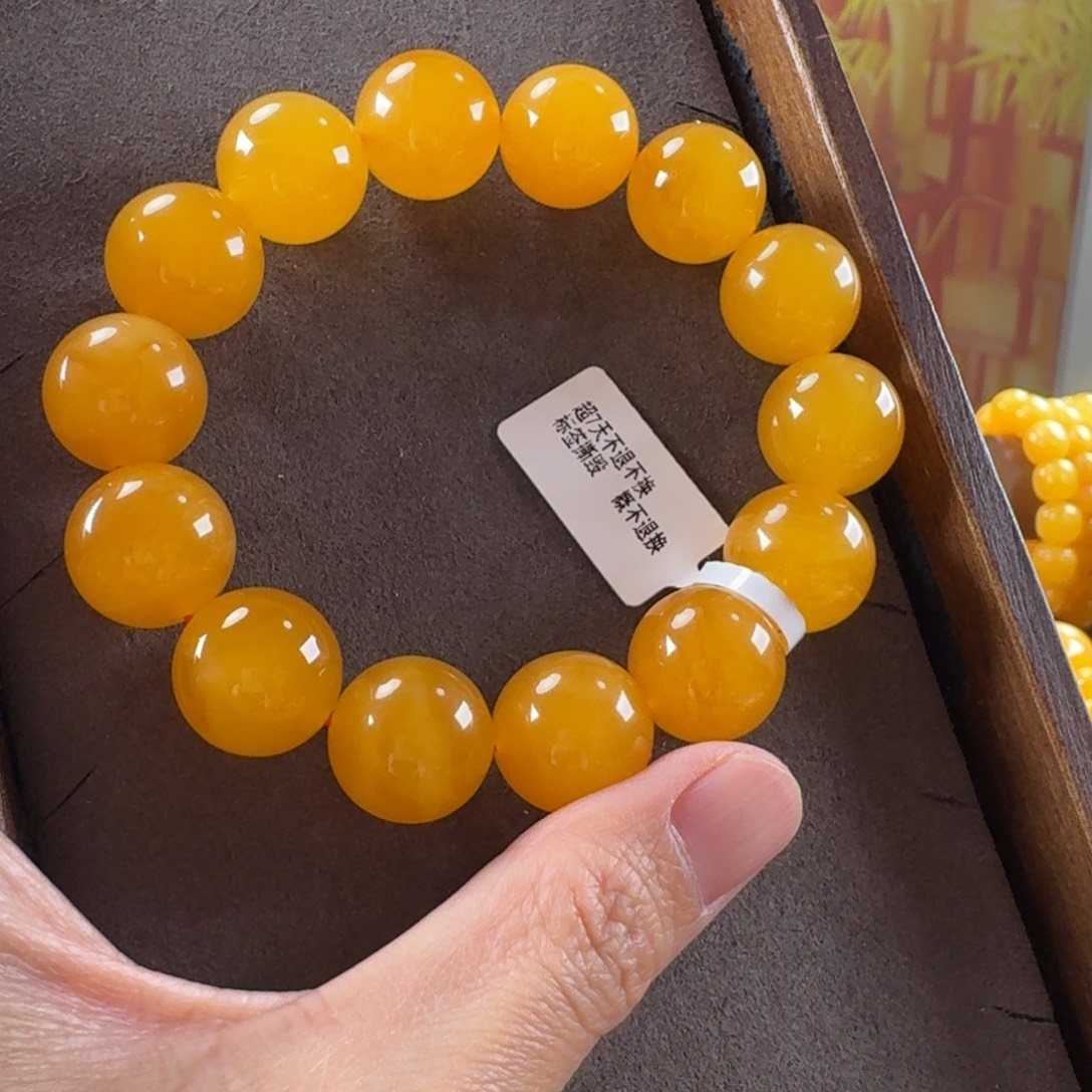 蜜蜡未镶嵌毛衣链