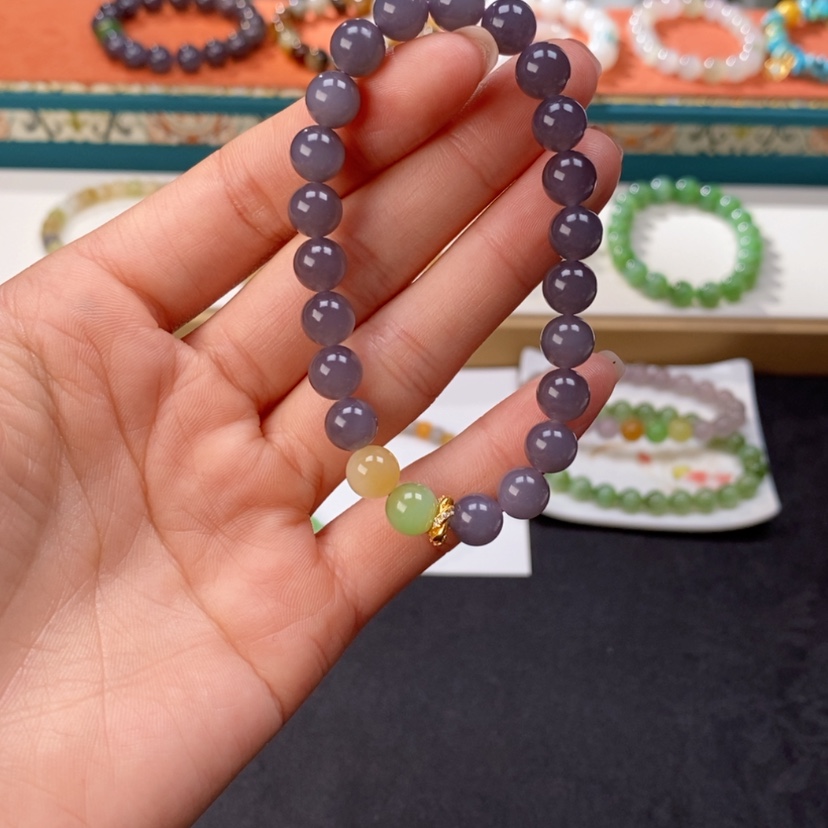 【闪购商品】未镶嵌手链和田玉（糖玉）来***财
