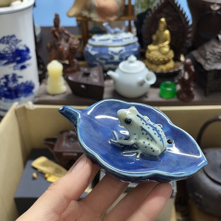 瓷中古工艺品摆件