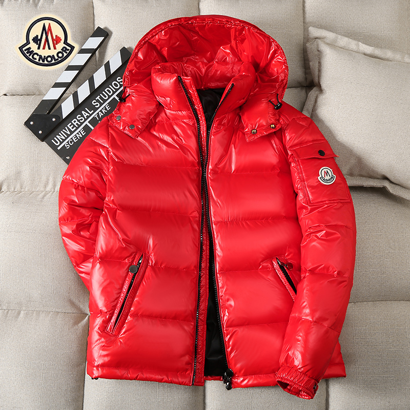 蒙口平雅玛冬季男女羽绒服加厚短款亮面经典款极寒正品白鸭绒外套