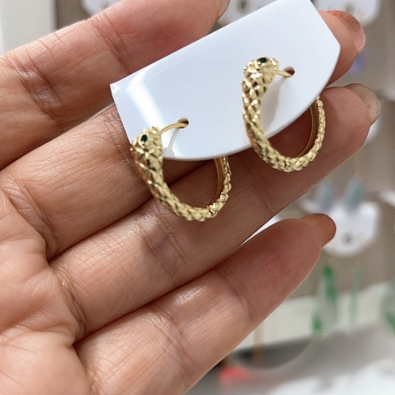 【闪购商品】翡翠耳饰银S925镶嵌翡翠耳坠