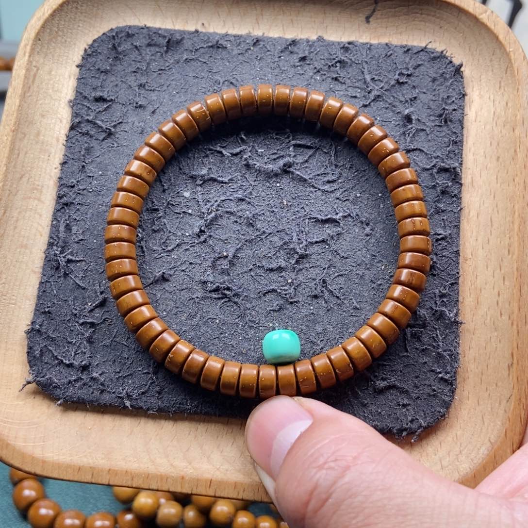 紫金鼠手串7mm精品实心鼠片