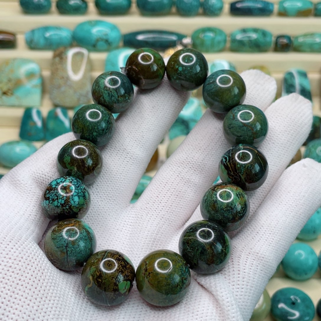 未镶嵌绿松石珠宝奇石