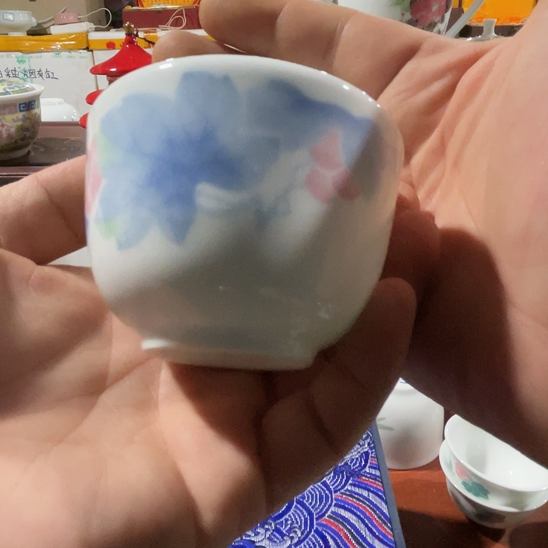 醴陵老厂瓷微瑕慎拍