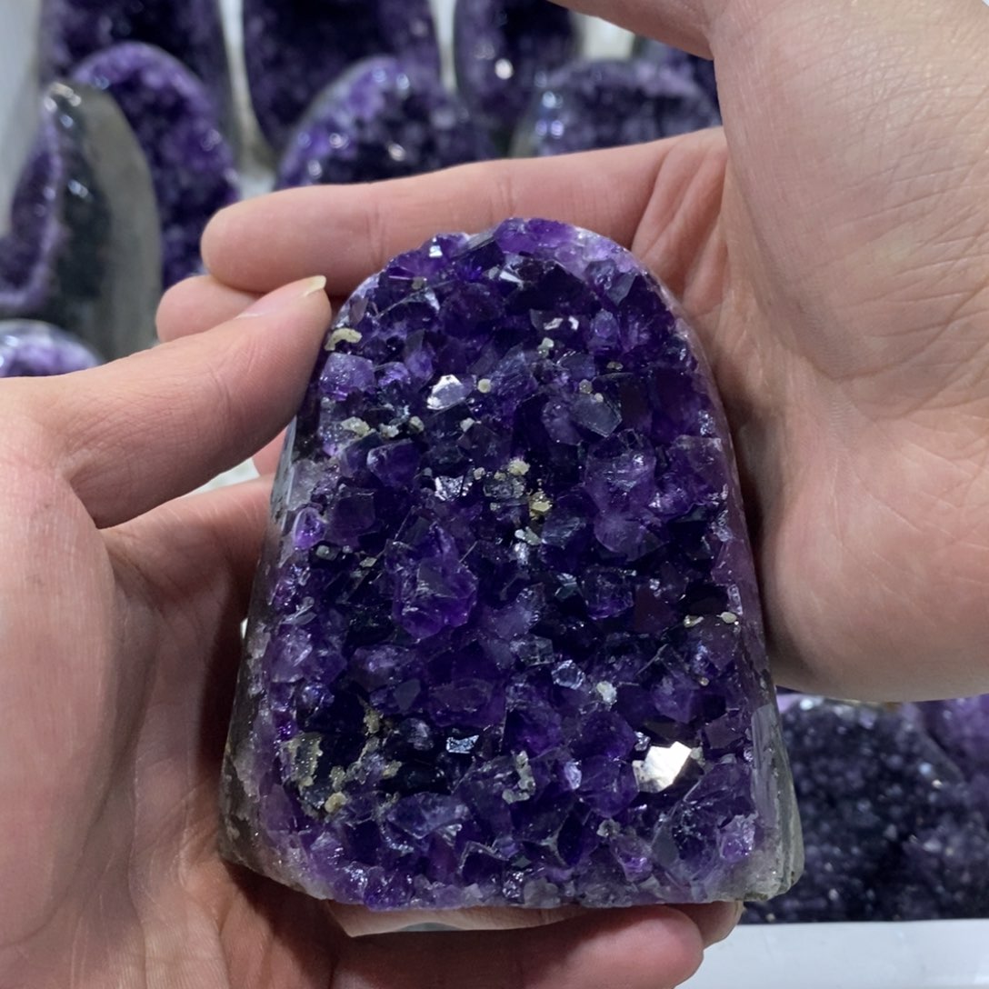 紫晶摆件摆件未镶嵌