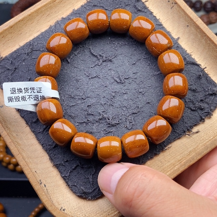 手串紫金鼠13+mm天花板近实心