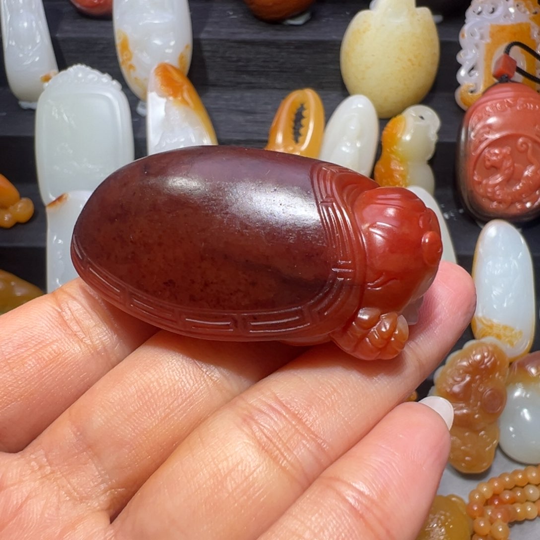 和田玉挂件未镶嵌烟**朦