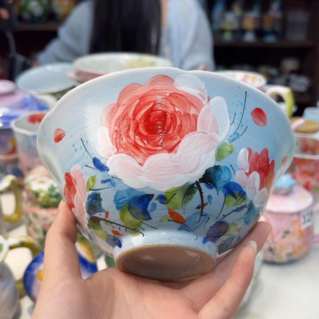 瓷片景德镇手绘高温釉下彩陶瓷茶具