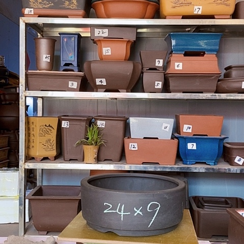 红陶宜兴紫砂花盆